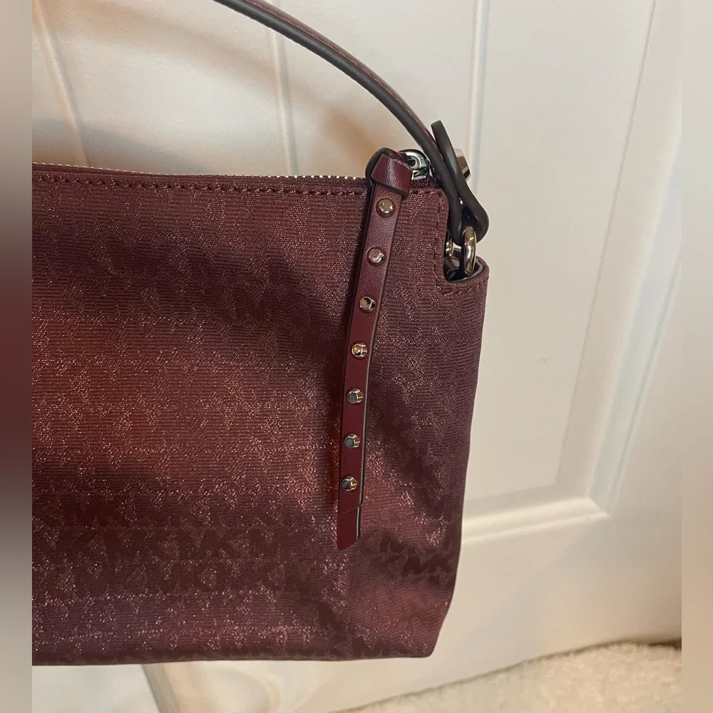 NWT Michael Kors Shailene Small Messenger Bag - Merlot